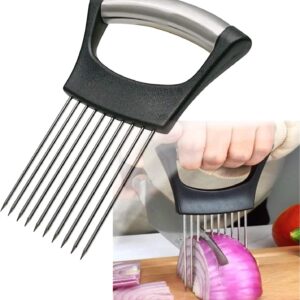 Stainless Steel Onion Holder for Slicing